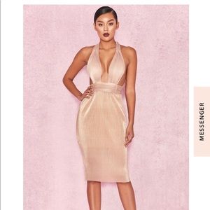 Beautiful deep plunge dress